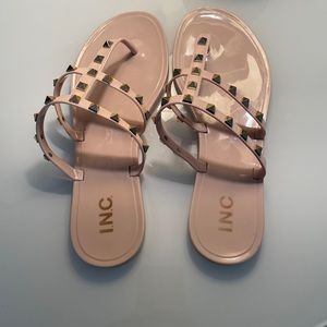 INC Studded Jelly Sandals